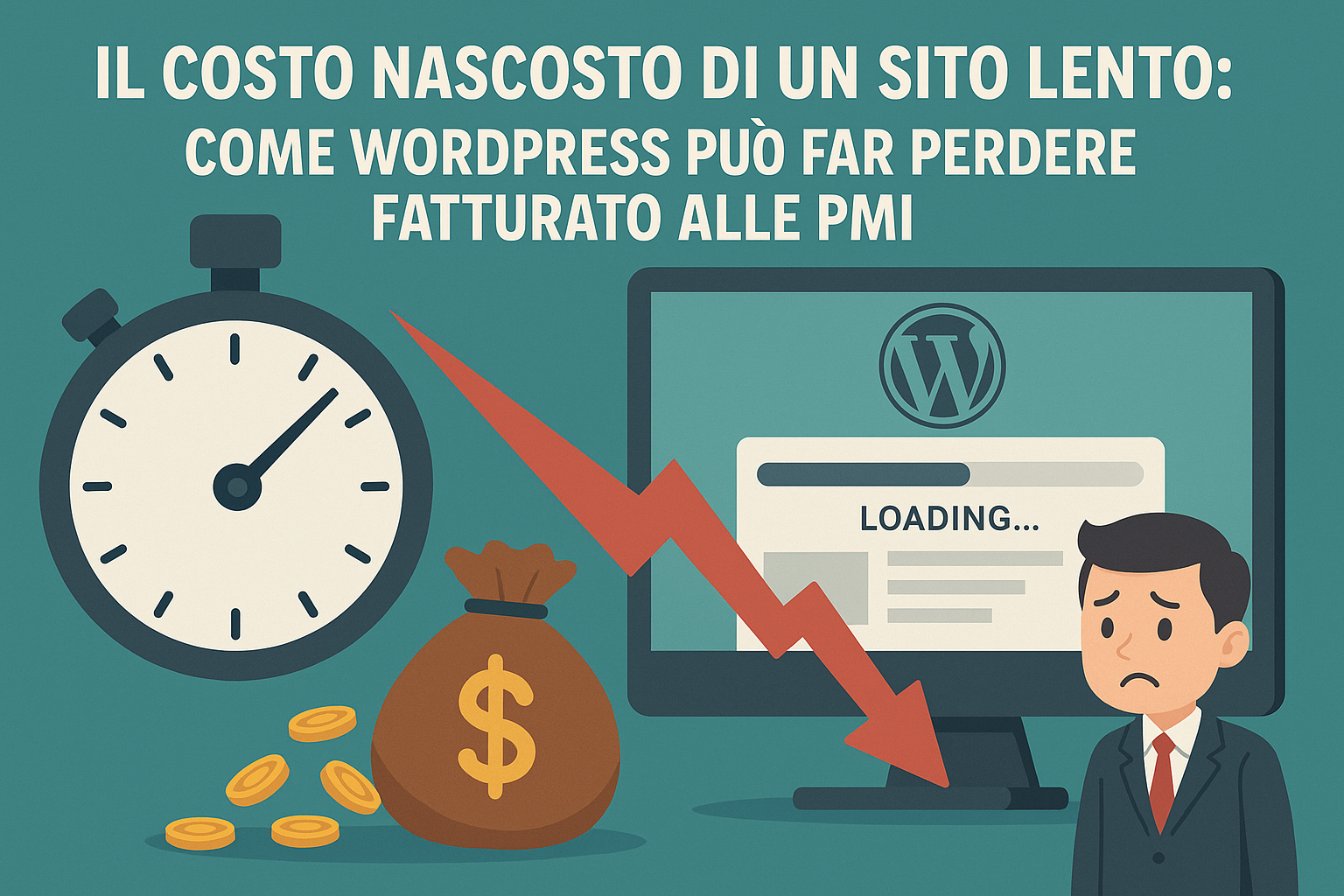 Il costo nascosto di un sito lento: come WordPress può far perdere fatturato alle PMI