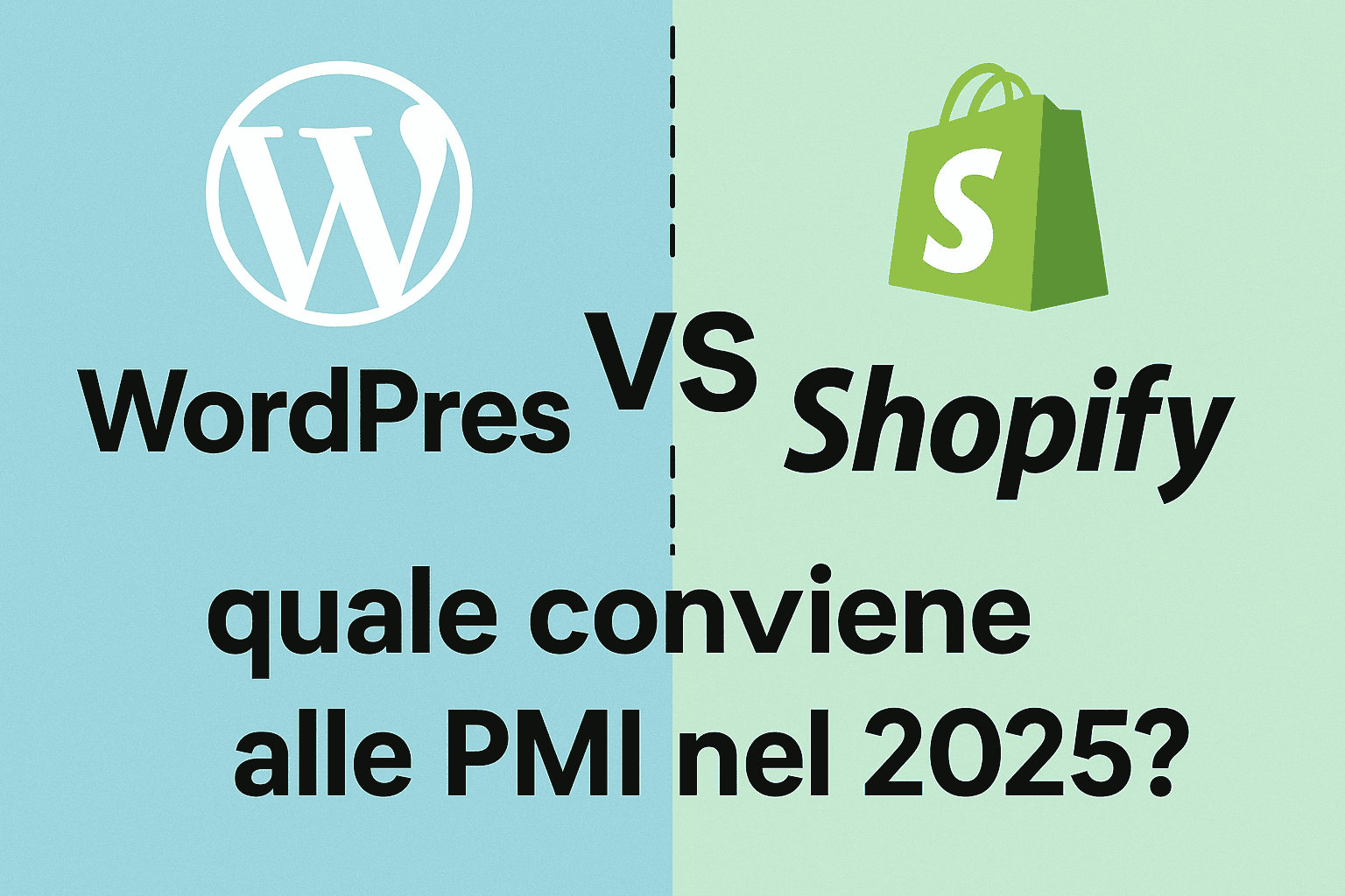 WordPress vs Shopify: quale conviene alle PMI nel 2025?