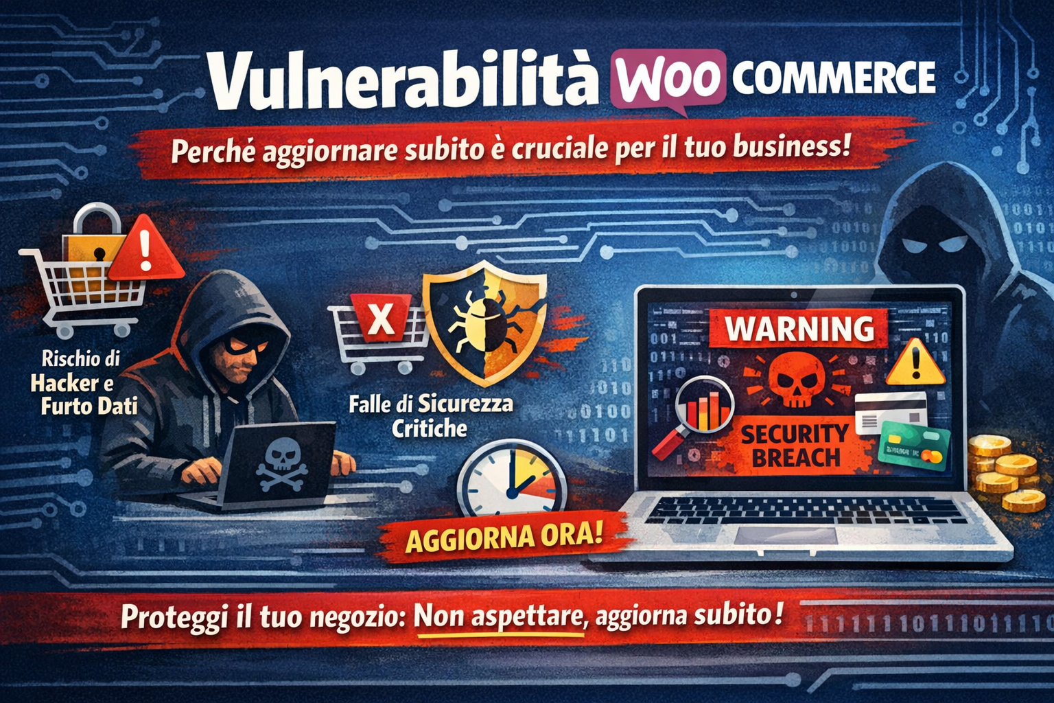 Vulnerabilita WooCommerce perche aggiornare subito alla versione 10 4 3 e cruciale per il tuo business